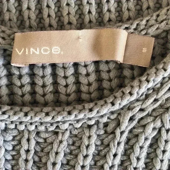 Vince Knitted Scoop Neck Sweater Tank Size M - Picture 6 of 8